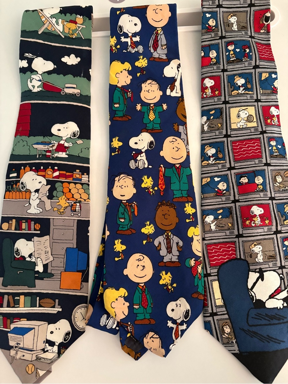Peanuts Character Neckties - Charlie Brown Set of 3